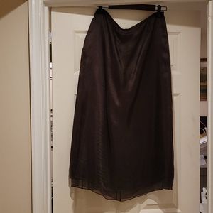 Eileen Fisher 3 layer silk skirt
